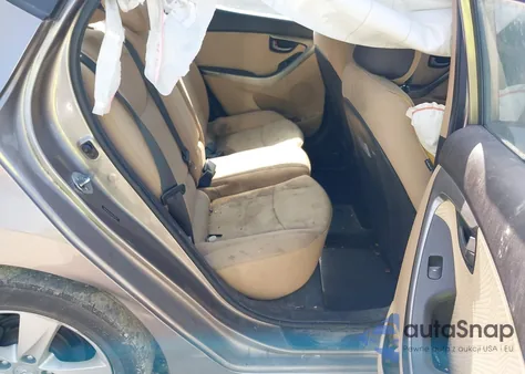 2013 Hyundai Elantra Gls from USA, damaged, VIN 5NPDH4AE8DH327783